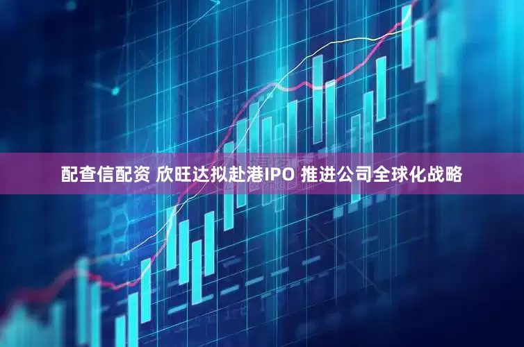 配查信配资 欣旺达拟赴港IPO 推进公司全球化战略