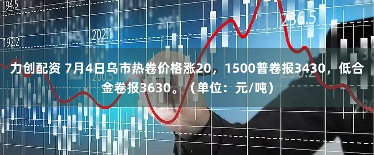 力创配资 7月4日乌市热卷价格涨20，1500普卷报3430，低合金卷报3630。（单位：元/吨）