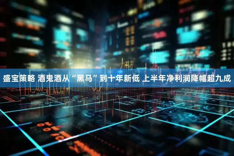 盛宝策略 酒鬼酒从“黑马”到十年新低 上半年净利润降幅超九成