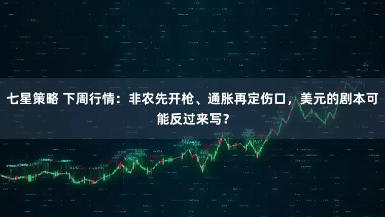 七星策略 下周行情：非农先开枪、通胀再定伤口，美元的剧本可能反过来写？